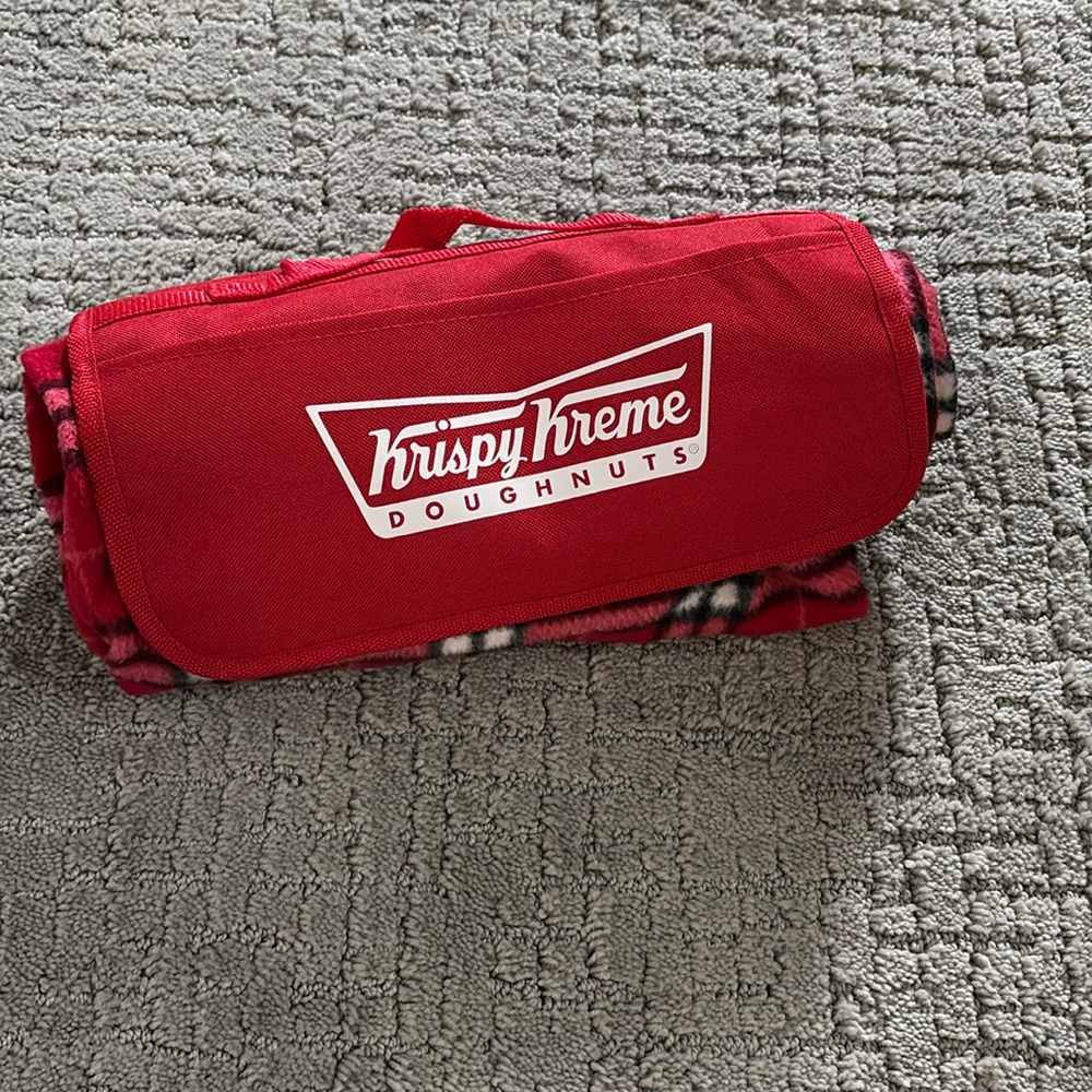 Krispy Kreme picnic blanket